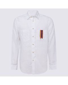 Paul Smith Long-Sleeved Stripe Detailed Shirt