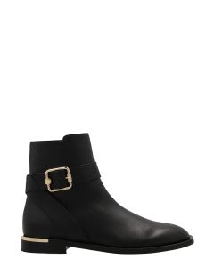 Jimmy Choo Clarice Buckle-Detail High Ankle Boots