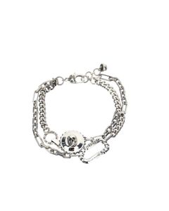Alexander McQueen Iconic Skull Charm Chain Bracelet