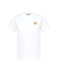 Comme des Garçons Play Gold Heart Patch T-Shirt