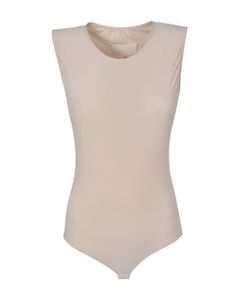 Sleeveless Plain Bodysuit