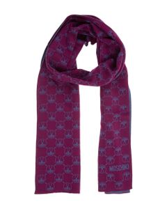 Double Question Mark Wool Scarf
