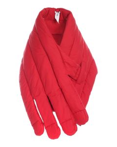 Padded stole in red