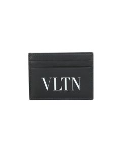 Calfskin Card Holder With The Maison's Iconic Vltn Print