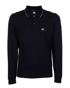 C.P. Company Logo Embroidered Stretched Polo Shirt