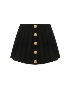 Balmain Pleated Mini Skirt