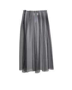 Maison Margiela High Waist Tulle Midi Skirt