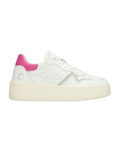 Step Sneakers In White Leather