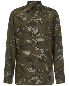 Tom Ford Camouflage-Printed Buttoned Shirt