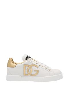 Dolce & Gabbana Logo Plaque Lace-Up Sneakers