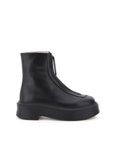 The Row Zipped Ankle Boots
