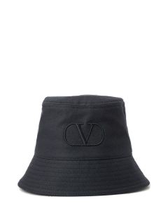 Valentino Logo Embroidered Bucket Hat