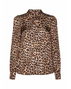 TWINSET Leopard Pattern Long Sleeved Shirt