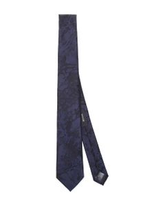 Blue patterned tie