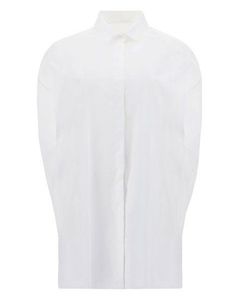 MM6 Maison Margiela Cap-Sleeve Button-Up Shirt