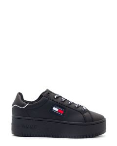 Tommy Jeans Logo Patch Lace-Up Sneakers