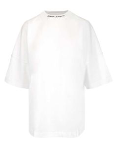 Palm Angels Logo Printed Crewneck T-Shirt
