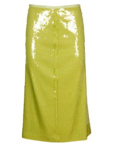 Helmut Lang Sequin-Embellished Midi Skirt