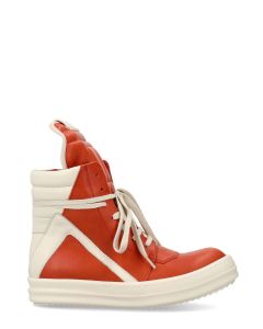 Rock Owens Lace-Up High-Top Sneakers