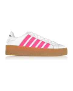 White Leather Women's Sneakers