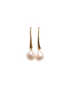 Pendant Earrings With Pearls