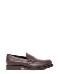 Tod's Logo Embossed Penny Bar Detailed Loafers