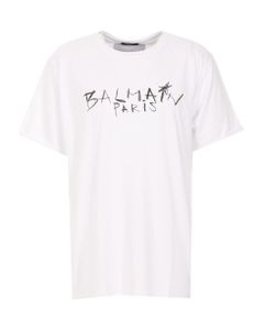 Balmain Graffiti Logo T-shirt