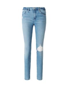 Frame Le Skinny Distressed Jeans