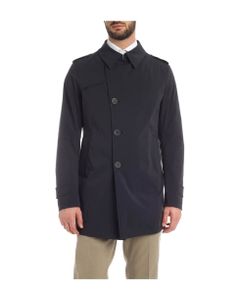 Herno Blue Trench Jacket