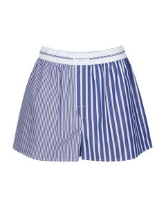 Alexander Wang Striped Elasticated Waist Shorts