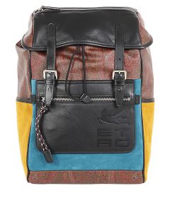 Etro Paisley Printed Patchwork Backpack