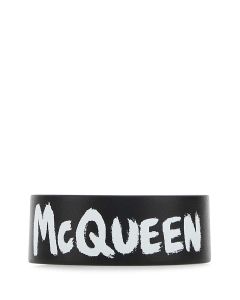 Alexander McQueen Graffiti-Printed Clasp Fastened Bracelet