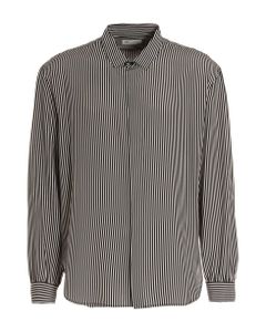 Shirt In Cotton Blend With Striped