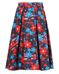 Marni Floral Printed Midi Skirt