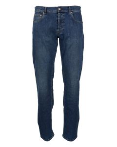 Alexander McQueen Washed Straight Leg Jeans