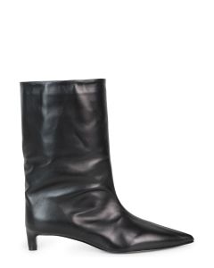 Jil Sander Pointy-Toe High Ankle Boots