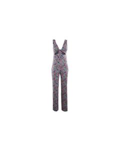 Flower Love Jumpsuit In Stretch Fabric