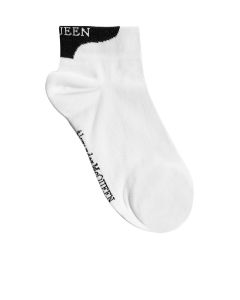 Alexander McQueen Logo Intarsia Ankle Socks