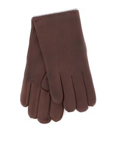 Nappa Wrinkled brown gloves