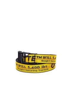 Off-White Logo Embroidered Buckle Belt