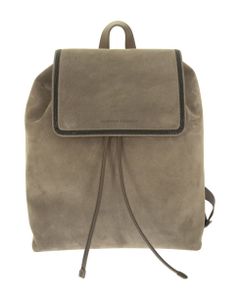 Suede Backpack With 