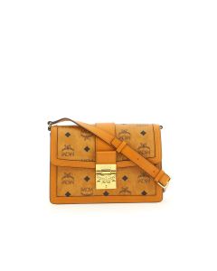 MCM Tracy Logo Patch Small Shoulder Bag