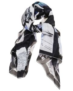 Alexander McQueen All-Over Printed Scarf