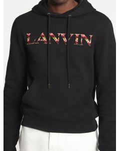 Lanvin Logo-Print Hooded Sweater