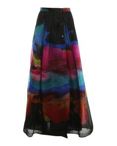 Ariza silk skirt