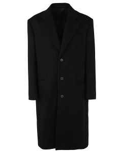 Versace Single Breasted Long Sleeved Coat