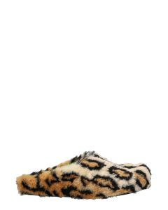 Marni Leopard-Printed Slip-On Slippers
