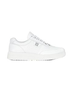 Man G4 Sneakers In White Leather