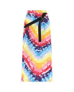 Kenzo Tie-Dye High Waist Midi Skirt