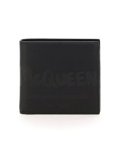 Alexander McQueen Logo Printed Bi-Fold Wallet